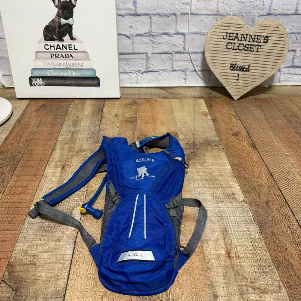 CamelBak 70oz Rogue Light Hydration Water Storage Pack Wounded Warrior Blue